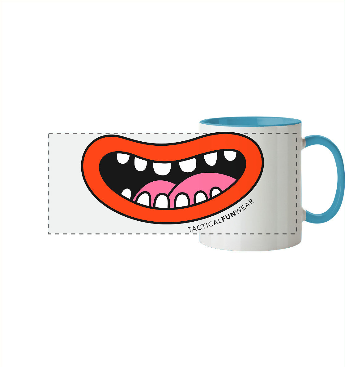 TacticalSmile Tasse - Panorama Tasse zweifarbig