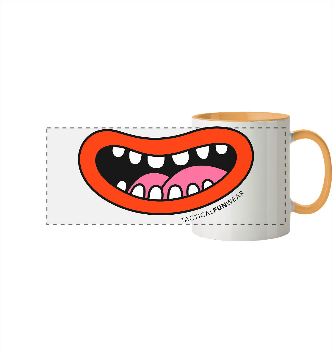 TacticalSmile Tasse - Panorama Tasse zweifarbig